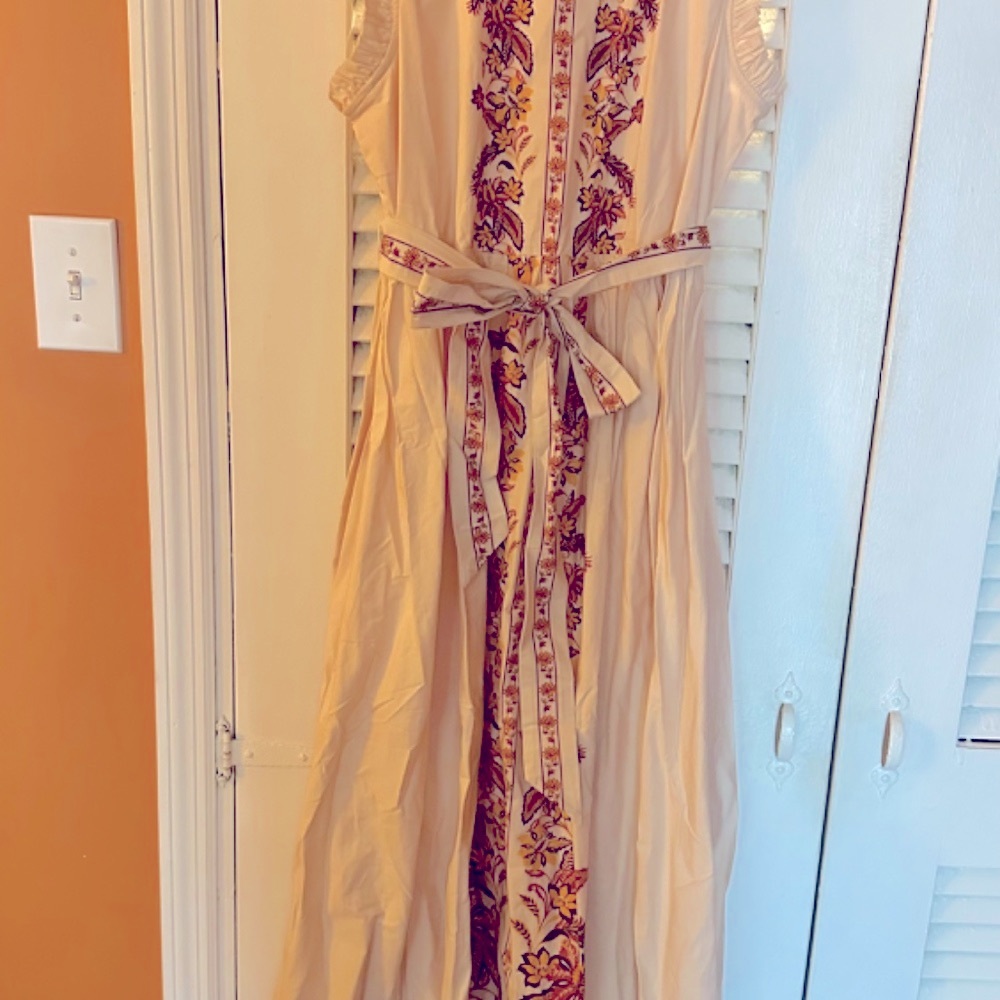 NWT Jude Connally Sleeveless Constance Maxi Dress Size Medium - Picture 6 of 15
